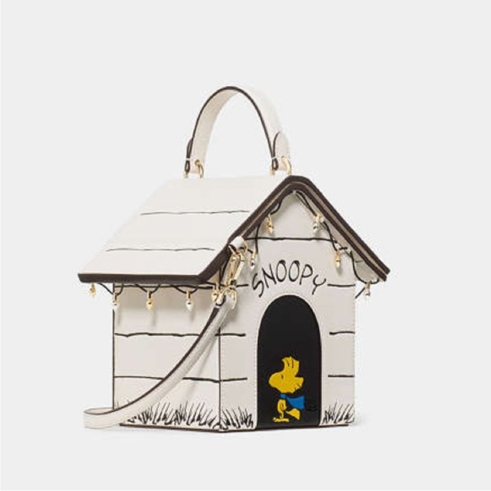 Kate Spade X Peanuts Snoopy 3D Dog House Crossbody Bag